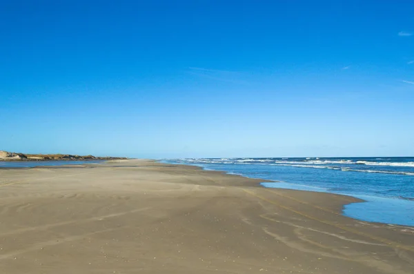 Bojuru beach, opuštěná pláž, jižně od státu Rio Grande d — Stock fotografie