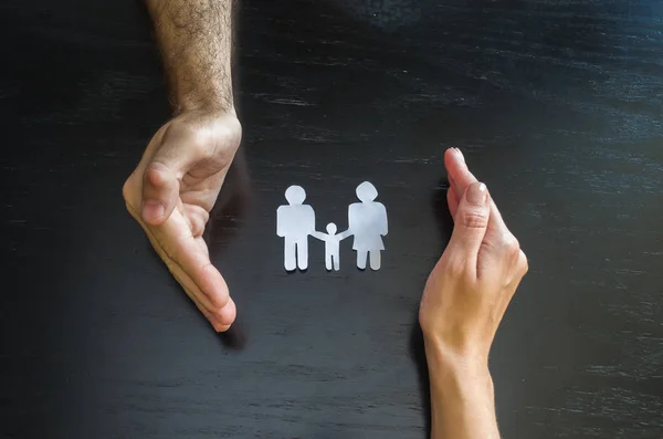 Great Concept Family Protection — Stock Photo, Image