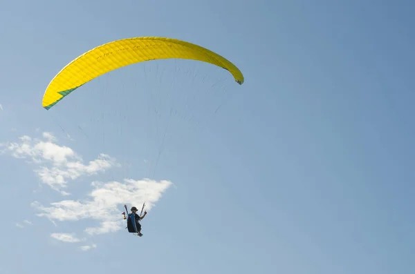 Camboriu Brasil Dezembro 2017 Estudantes Praticando Parapente Colina — Fotografia de Stock