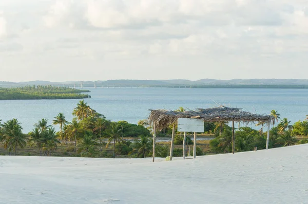 Beautiful view of Mangue Seco in Bahia, small fisherman's beach — Stock Photo, Image