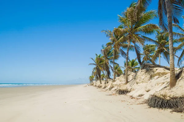 Bella vista di Mangue Seco a Bahia, piccola spiaggia di pescatori — Foto Stock