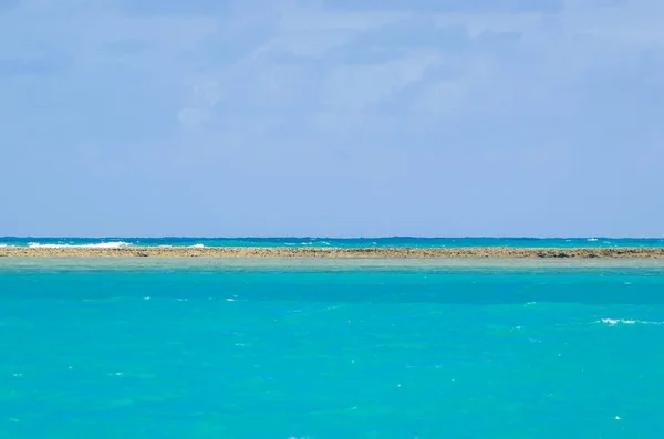 Barrera de coral de la playa de Maragogi en Alagoas Brasil — Foto de Stock