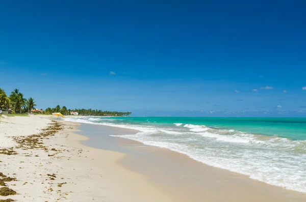 Gran fondo temático del mar, hermoso mar con turqu de agua azul — Foto de Stock