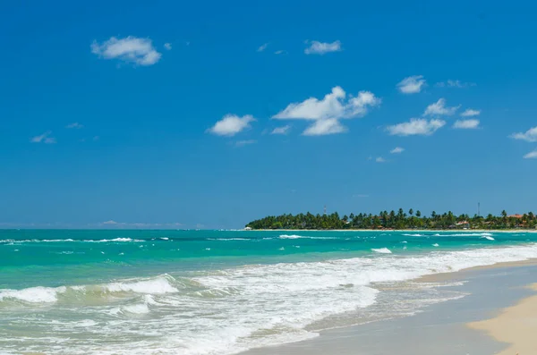 Great sea themed background, beautiful sea with blue water turqu — Stock Photo, Image