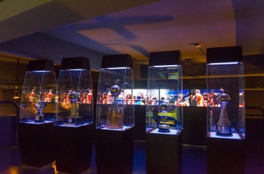 Buenos Aires, Arjantin, 28 Aralık 2015: La Bombonera Futbol Stadyumu (Alberto Jose Armando Stadı), Boca Juniors Stadyumu