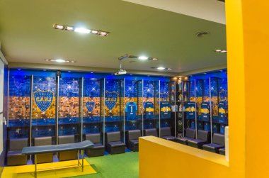 Buenos Aires, Arjantin, 28 Aralık 2015: La Bombonera Futbol Stadyumu (Alberto Jose Armando Stadı), Boca Juniors Stadyumu