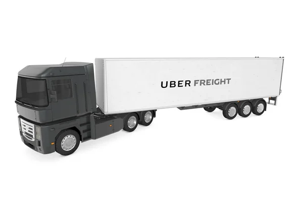 Uber navlun etiketli genel kamyon. 