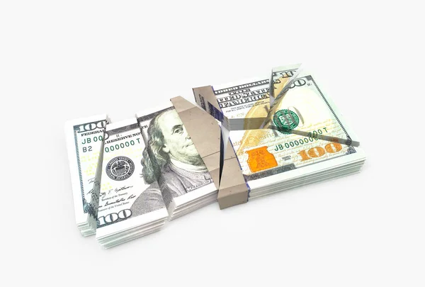 Paramparça yırtılmış kağıt yığını bir yüz ABD Doları ürün yapılan.