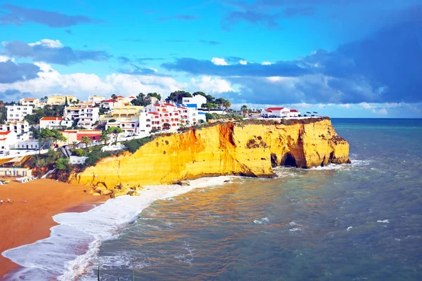 Miejscowości carvoeiro w algarve, Portugalia — Zdjęcie stockowe