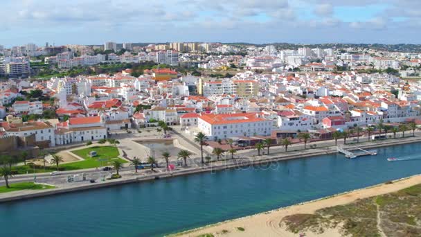 La ciudad Lagos en el Algarve Portugal — Vídeos de Stock