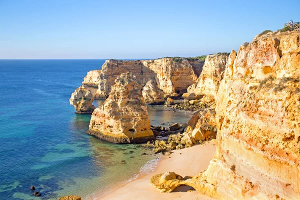 Praia de Marinha en el Algarve Portugal — Foto de Stock