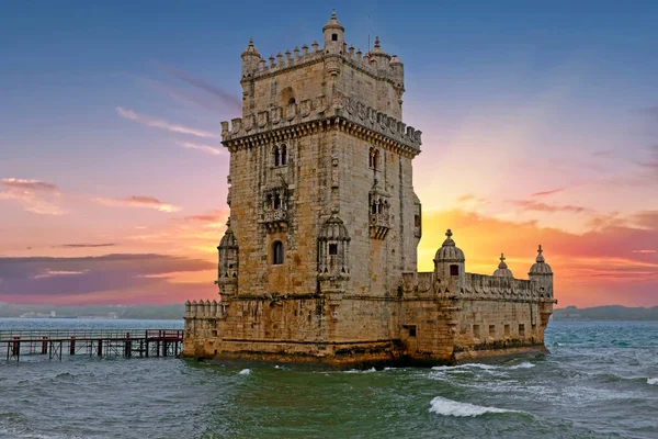 Torre de Belém, Lizbona, Portugalia — Zdjęcie stockowe