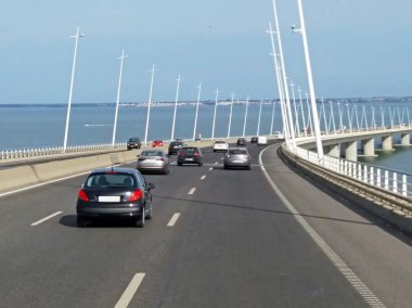 Vasco da Gama Köprüsü Lizbon Portekiz trafik