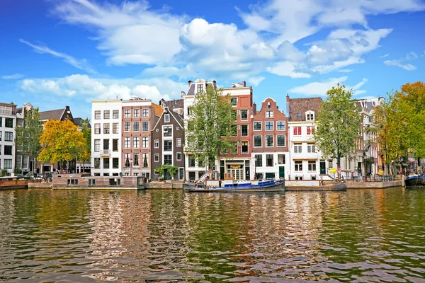 Amstel Hollanda, Amsterdam cityscenic — Stok fotoğraf