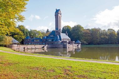 Hollanda Milli Parkı De domuz St. Hubertus avcılık Lodge görünümünü