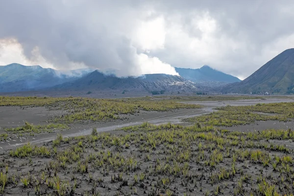 Mount Bromo op Java Indonesië — Stockfoto