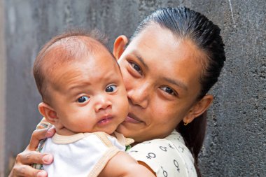 Lombok, Endonezya - 30 Aralık 2016: Genellikle Endonezya güve