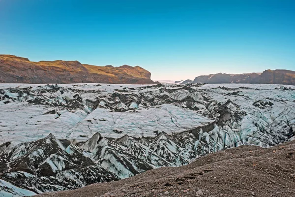 Ghiacciaio Solheimajokull in Islanda — Foto Stock