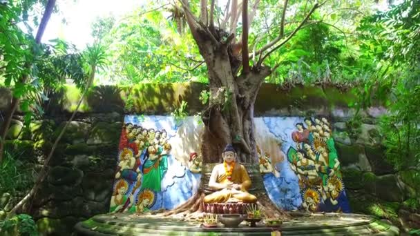 Buddha Under The Banyan Tree On Bali Indonesia - 