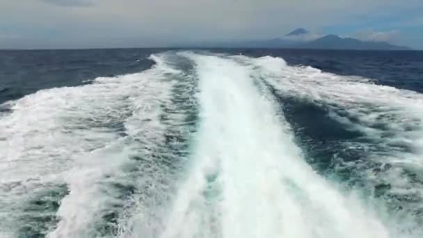 High Speed Bali Sea — Stock Video