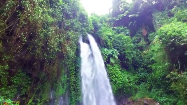 Cachoeira Java Indonésia Ásia — Vídeo de Stock