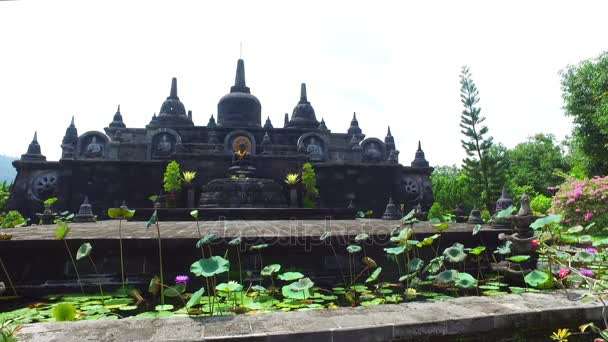 Temple Brahma Vihara Arama Banjar Bali Indonesië — Stockvideo