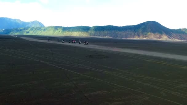 Java Indonésia Dezembro 2016 Dirigir Uma Área Desolada Vulcão Bromo — Vídeo de Stock