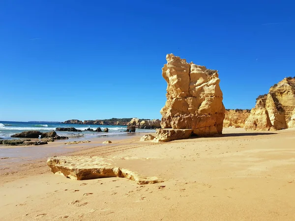 Praia da Rocha in Portimao Portugalp — Stockfoto