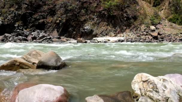 Rafting Río Ganga India — Vídeos de Stock