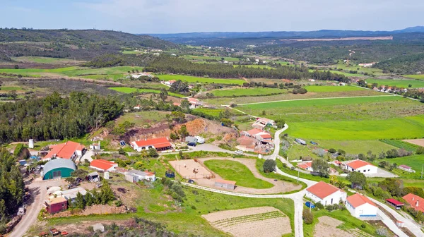 アルガルヴェ ポルトガルの田舎から空中 — ストック写真