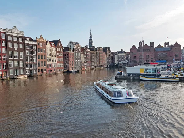 Stad natur sköna från staden Amsterdam i Nederländerna — Stockfoto