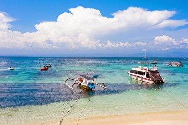  Nusa Lembongan Bali Endonezya 'daki mantar körfezi