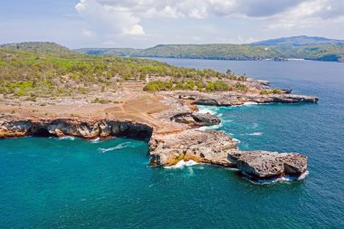 Nusa Ceningan Bali Endonezya kıyılarından