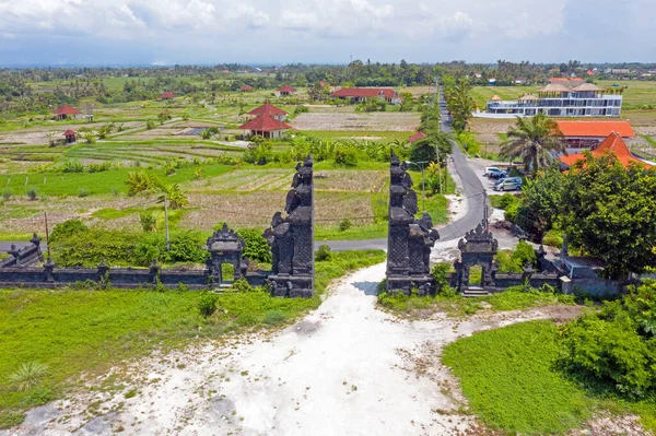 Légi egy balinéz táj a nyugati parton Bali in — Stock Fotó