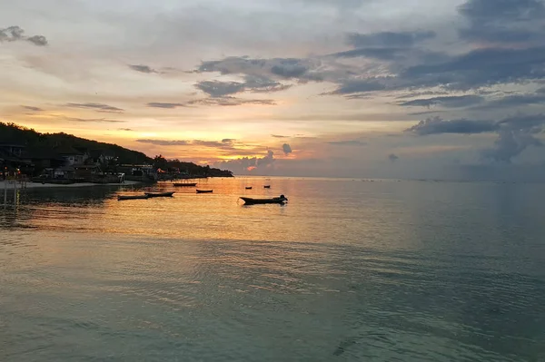 Sunset at Nusa Ceningan Bali Indonesia — 스톡 사진
