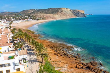 Luz Algarve Portekiz 'deki Praia de Luz' dan havacılık