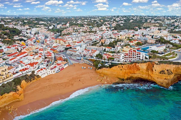 Flyg Från Carvoeiro Algarve Portugal — Stockfoto