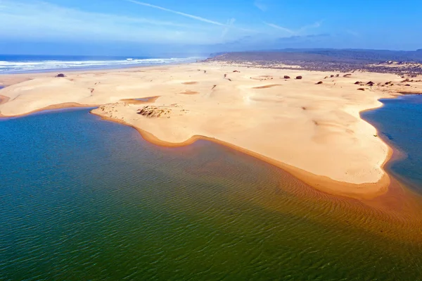 Aérea Playa Carapateira Costa Oeste Portugal — Foto de Stock