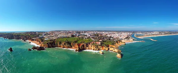 Panorama Ciudad Lagos Algarve Portugal — Foto de Stock