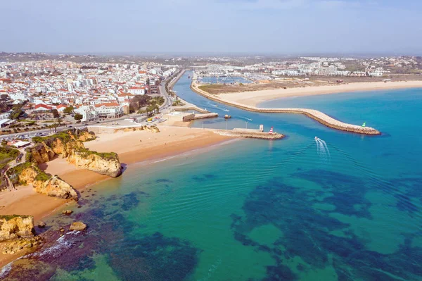 Aerial City Lagos Algarve Portugal — Stock Photo, Image