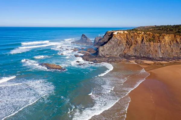 Aerial Odeceixe Alentejo Portugal — Stock Photo, Image