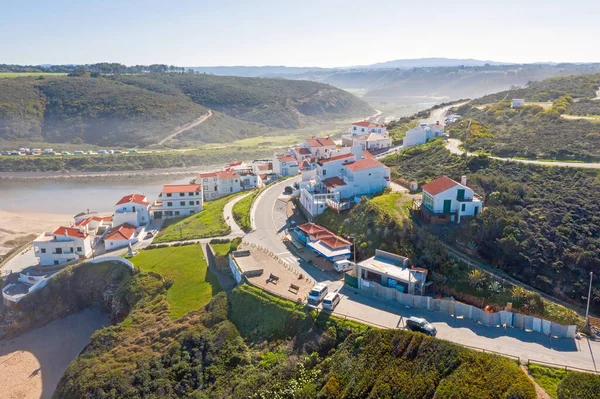 Aerial Odeceixe Alentejo Portugal — Zdjęcie stockowe