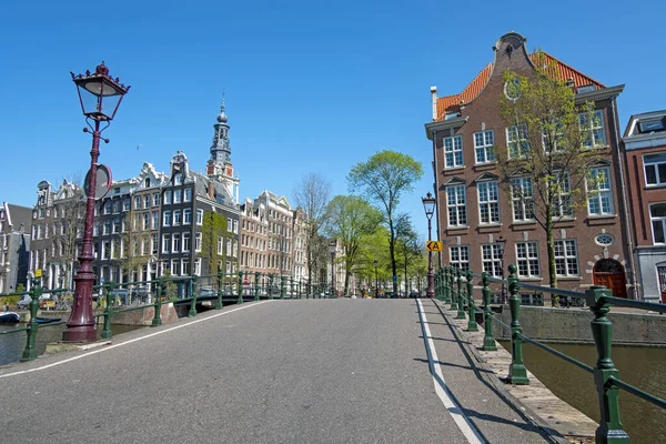 Città Panoramica Amsterdam Primavera Nei Paesi Bassi — Foto Stock