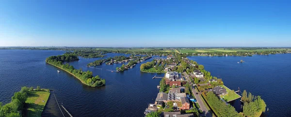 Aerial Panorama Vinkeveense Plassen Netherlands — Stock Photo, Image