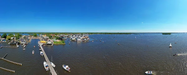 Панорама Высоты Птичьего Полета Площади Лосдрехце Нидерландах — стоковое фото