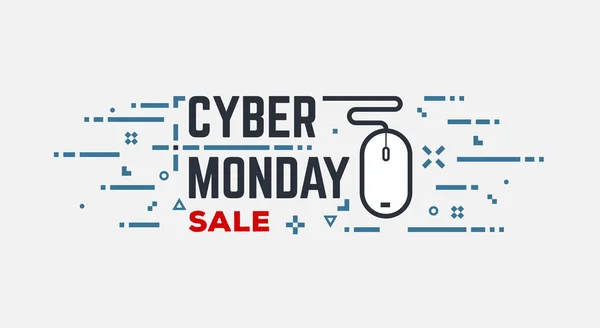 Banner Cyber Monday — Vector de stock