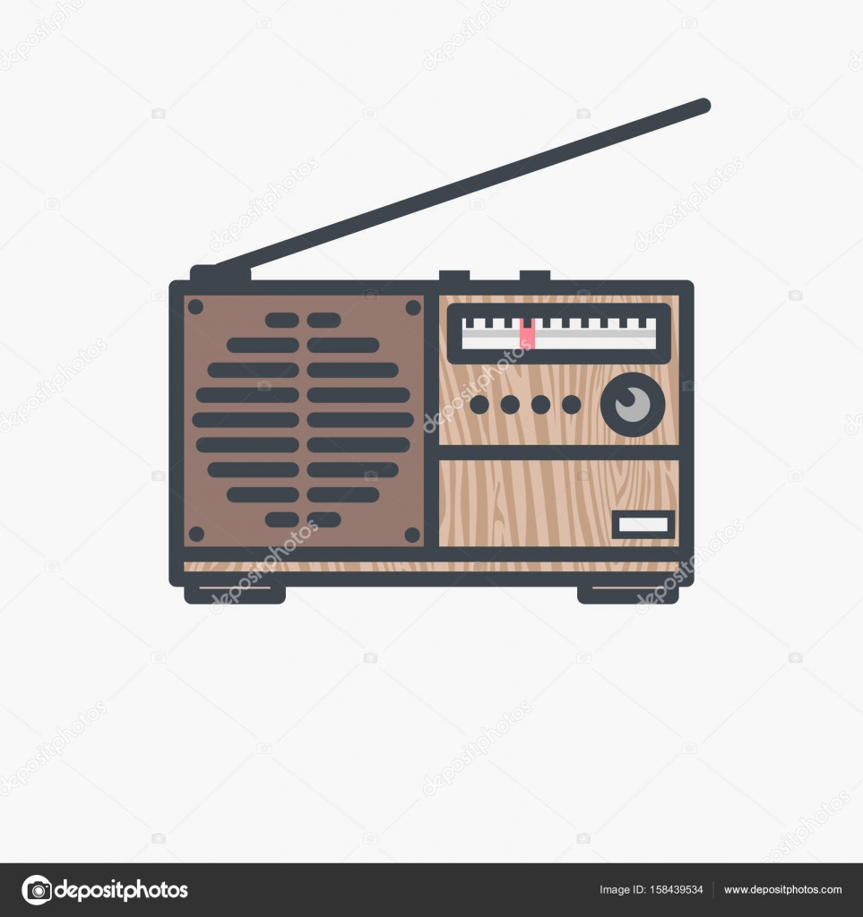 Fm Antenne Vintage-Empfänger