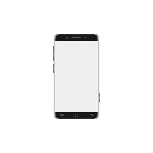 Smartphone cu ecran mare — Vector de stoc