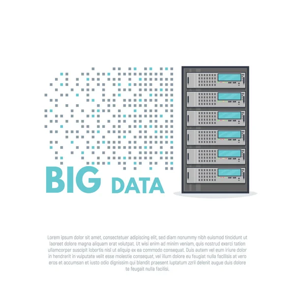 Banner de Big Data — Archivo Imágenes Vectoriales