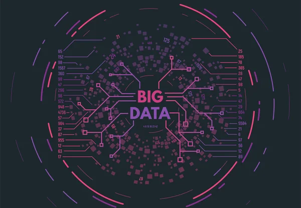 Concepto Big data — Archivo Imágenes Vectoriales